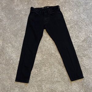 Old Navy Men's Dark Black Skinny Jeans- Waist 29